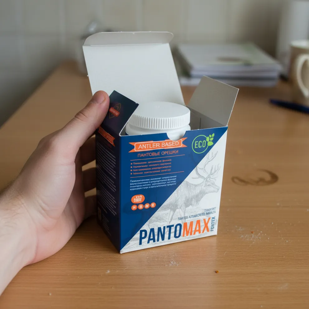 Фото упаковки PantoMax от реального покупателя